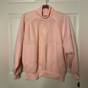 Gitano Vintage Light Pink Cowl Neck Sweater Sz‎ Large